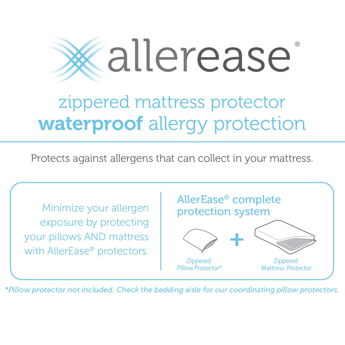 Allerease Full Allergy Defense Waterproof Mattress Protector