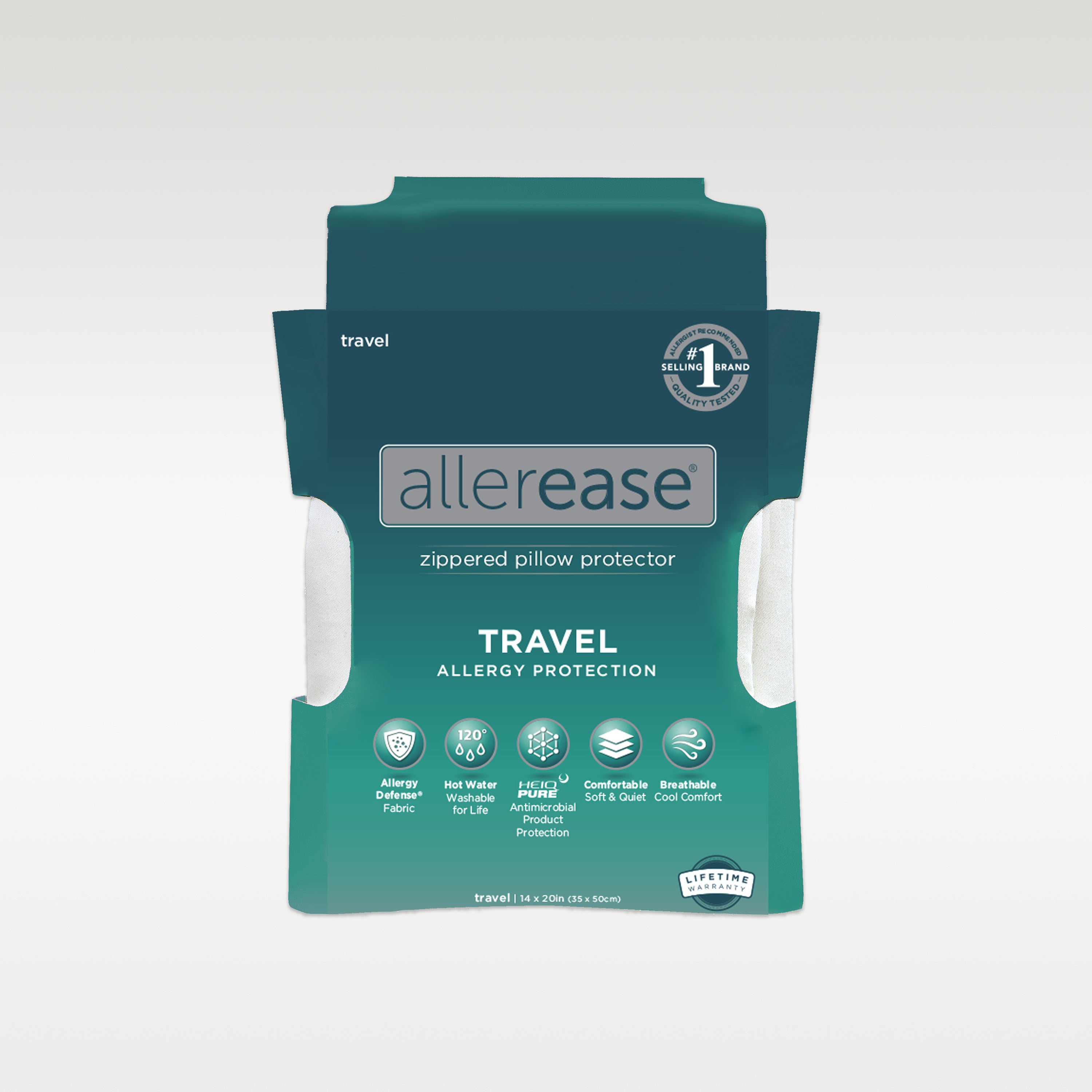 AllerEase  Allergy Protection Travel Pillow Protector