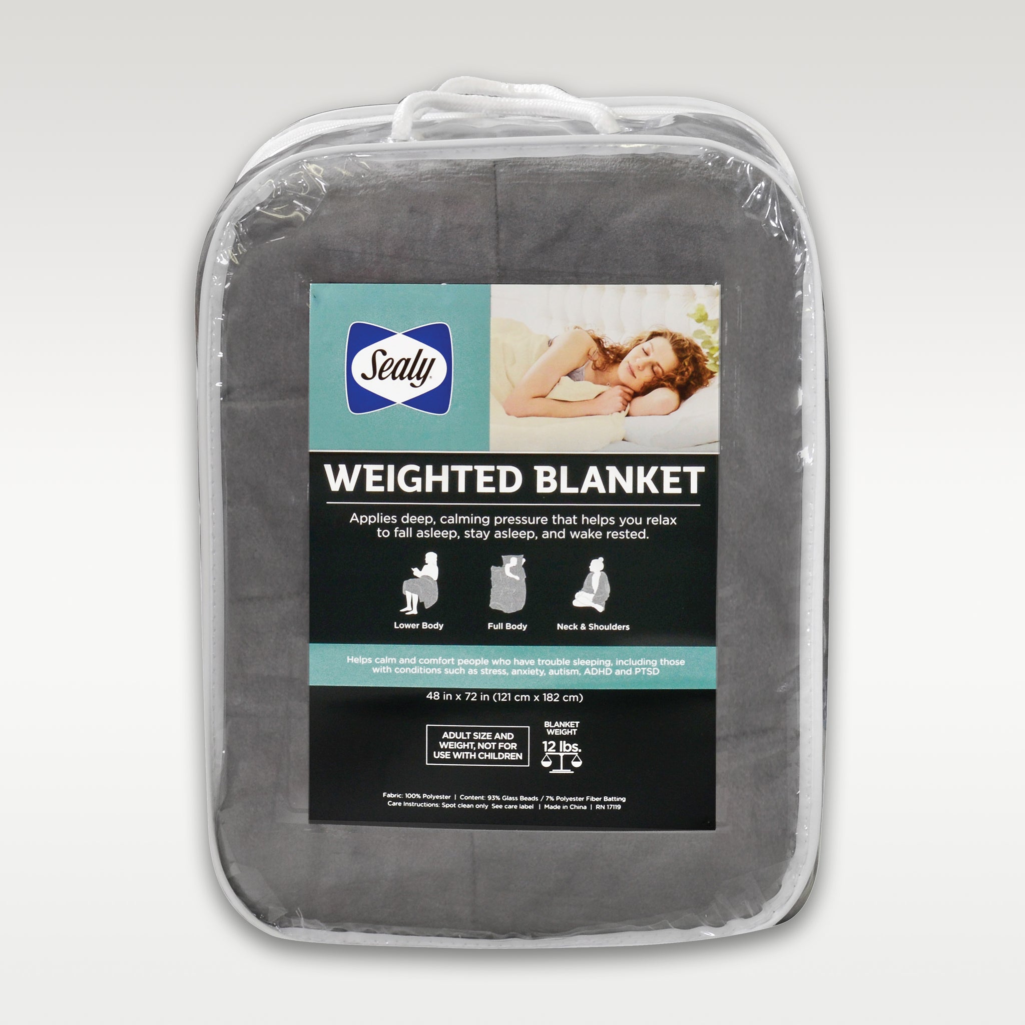 Tranquility 12lbs weighted blanket clearance